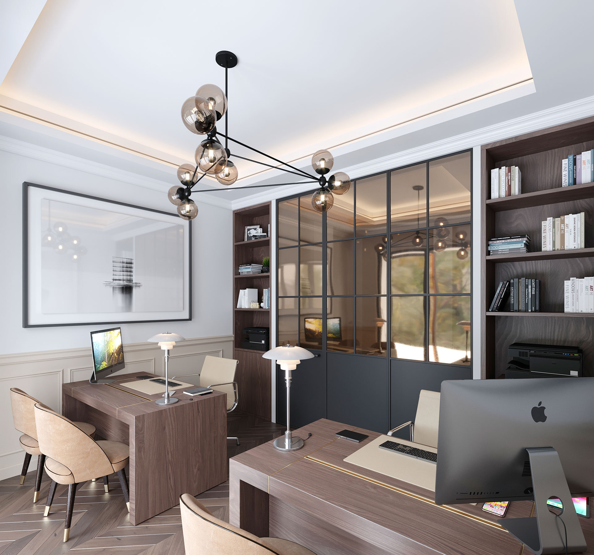 Rénovation d'une Agence immobilière I Tania Architecte d'intérieur Monaco